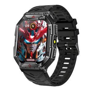 2.1 inch AMOLED sports smartwatch showing fitness tracking screen