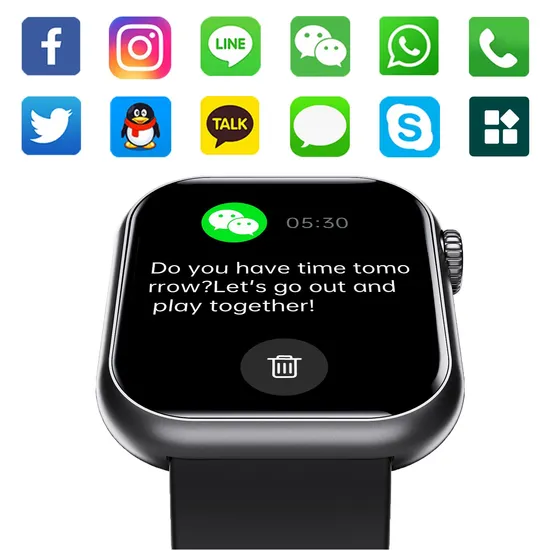 Customizable Smart Watch with Bluetooth Call