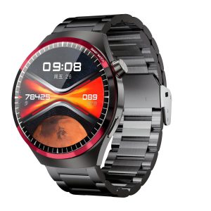 2024 AMOLED health detection round smartwatch front view