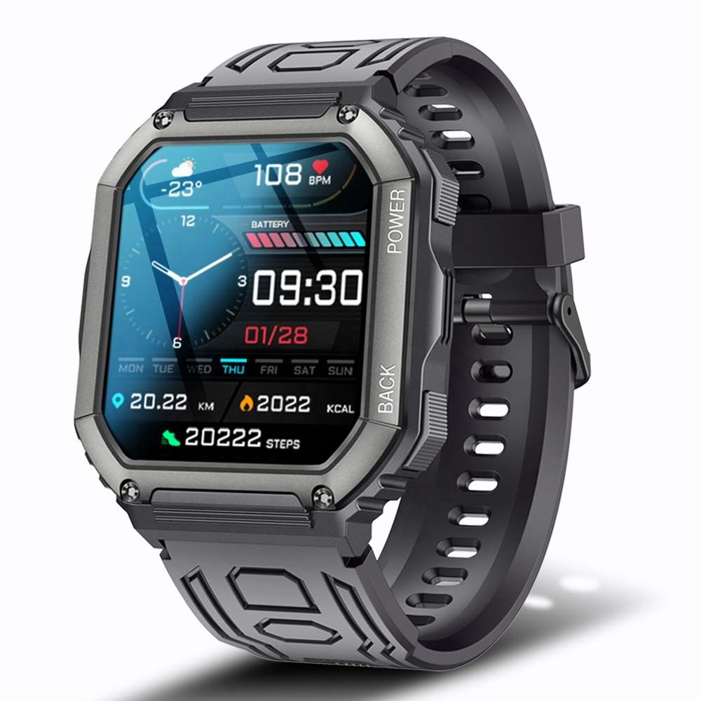 2024 smart watch for men with big battery AMOLED display