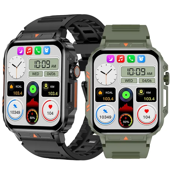 Customizable Bluetooth call sports smartwatch front view
