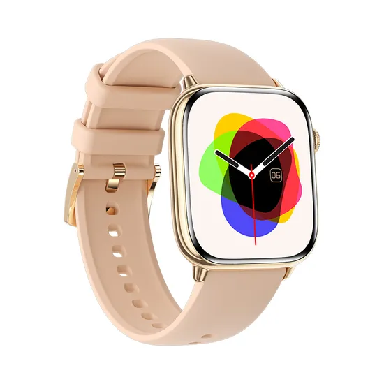 Close-up of HD13 Smartwatch with AI assistant voice command