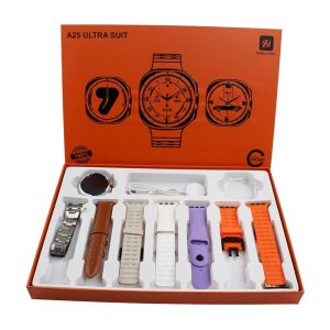 [Hot Item] 2025 A25 Ultra Suit Smart Watch Set Heart Rate Monitor Blood Pressure Tracker Activity Sport Smart Watch