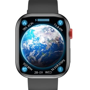 2hot Touch Screen Sport Waterproof Smartwatch front view AMOLED display