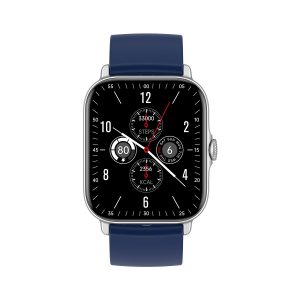 Advanced waterproof fitness tracker smart watch with AMOLED color display front view