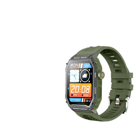 Close-up of heart rate monitoring feature on smart watch display