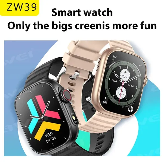 Affordable Zw39 Smart Watch packaging ready for wholesale shipment