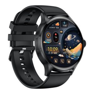 Customizable HK30 Amoled Smartwatch showing Amoled display