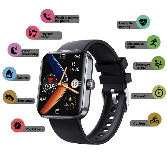 F57L smartwatch customizable options and accessories