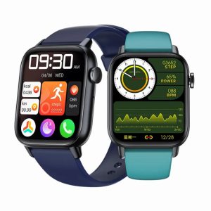 Waterproof fitness tracker smart watch with Amoled full touch display