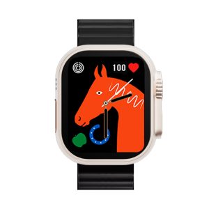 T500 Ultra Bluetooth Smartwatch front view 1.54 inch TFT screen