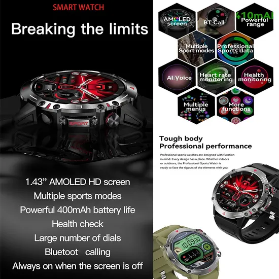 Fitcloudpro Smartwatch Bluetooth calling in use