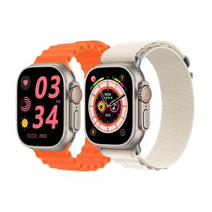 Full Touch Screen T9 Ultra Watch Phone front view