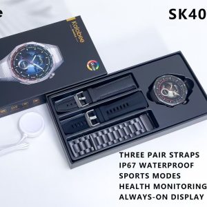 [Hot Item] Global Version Smart Watch - Fitness Tracker with Heart Rate Monitor, IP68 Waterproof, Compatible with Ios & Android