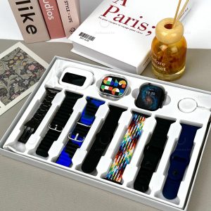 [Hot Item] Good Quality Wireless Charging Set Water Resistance Smart Watch with Bluetooth Earphone