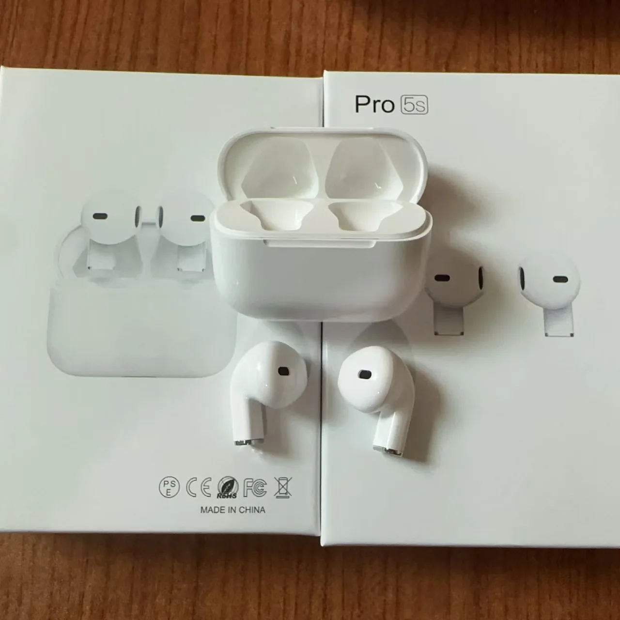 2025 New Popular Pro 5s 6s 8s In-ear Earphone Tws Low Latency Dual Microphone Noise Cancelling For Bt Wireless Mini Headphones