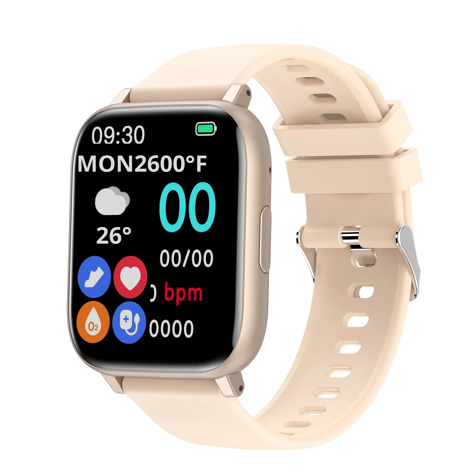 H9 Cross-border Multi-functional Smart Watch For Bluetooth Call Voice Heart Rate Blood Oxygen Monitoring Design (ip67) For