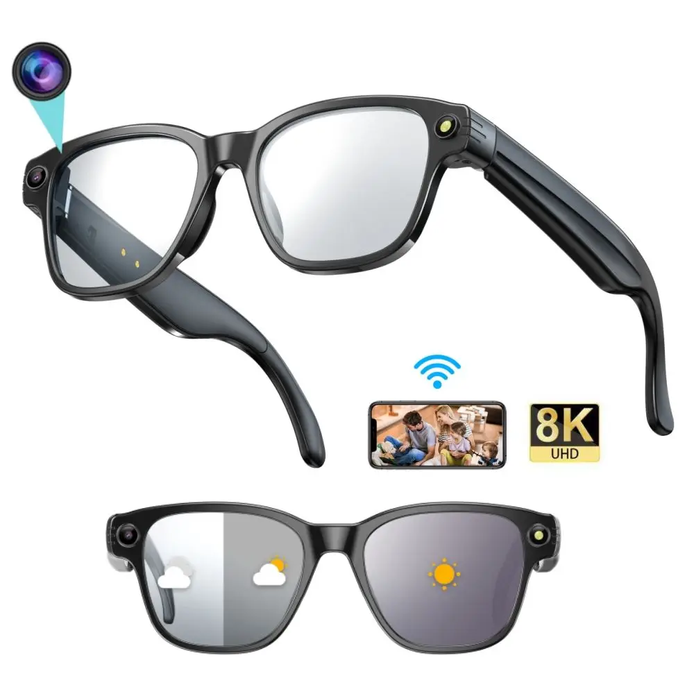 L801 Smart Ai Glasses With 8mp Hd Camera Video Recording Wifi Transmission Real-time Translation Smart Wearable Headset