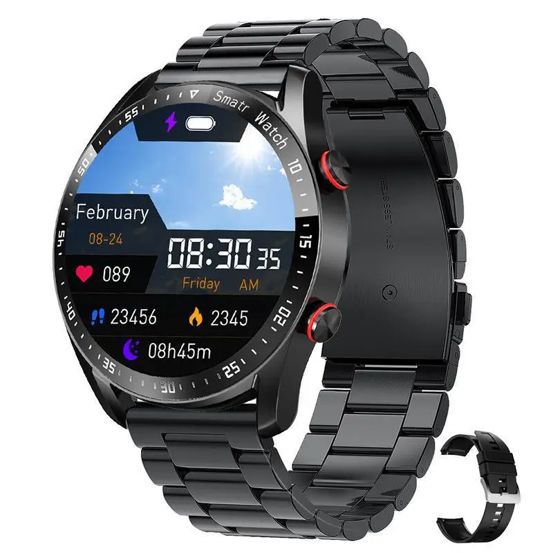 2024 Hw20 Relojes Smart Watch Ecg Business Waterproof Blue Tooth Call Sports Health Monitoring Smart Watch For Men