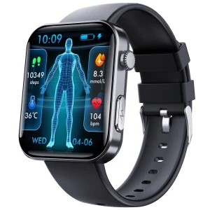 Mini F300 Smart Watch All-day Heart Rate Detection Ecg Monitoring Sos Emergency Call Alarm Square Display Ios Sdk Protocol