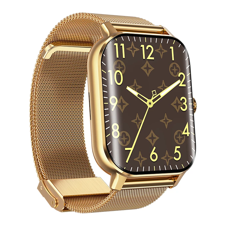 F12 Large Screen Smartwatch 2.02 Curved Hd Screen Heart Rate Blood Pressure Bt Call Sports Bracelet Smart Watch