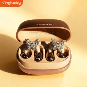 Kinglucky I121pro 2025 New 5.3 Wireless Clip-on Earphones With Jewelry Design Is Suitable For Beauties