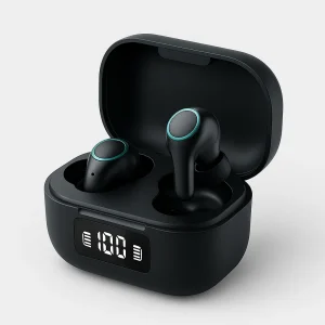 Tws Wireless Earbuds Bluetooth 5.3 Noise Cancelling Headphones With Led Display Charging Case