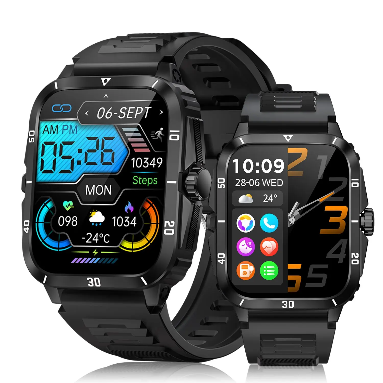 Hot Sale 3atm Ip68 Outdoor Sport Smart Watch Running Swimming Health Monitor V71 Design Your Own Logo Screen Smart Watches