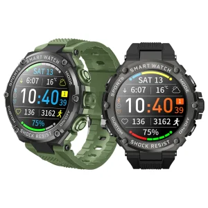 Outdoor Sport Smart Watch With Bt Call Health Monitoring Voice Assistant Nfc Ip67 Waterproof Reloj Montre Connecte For Hombre