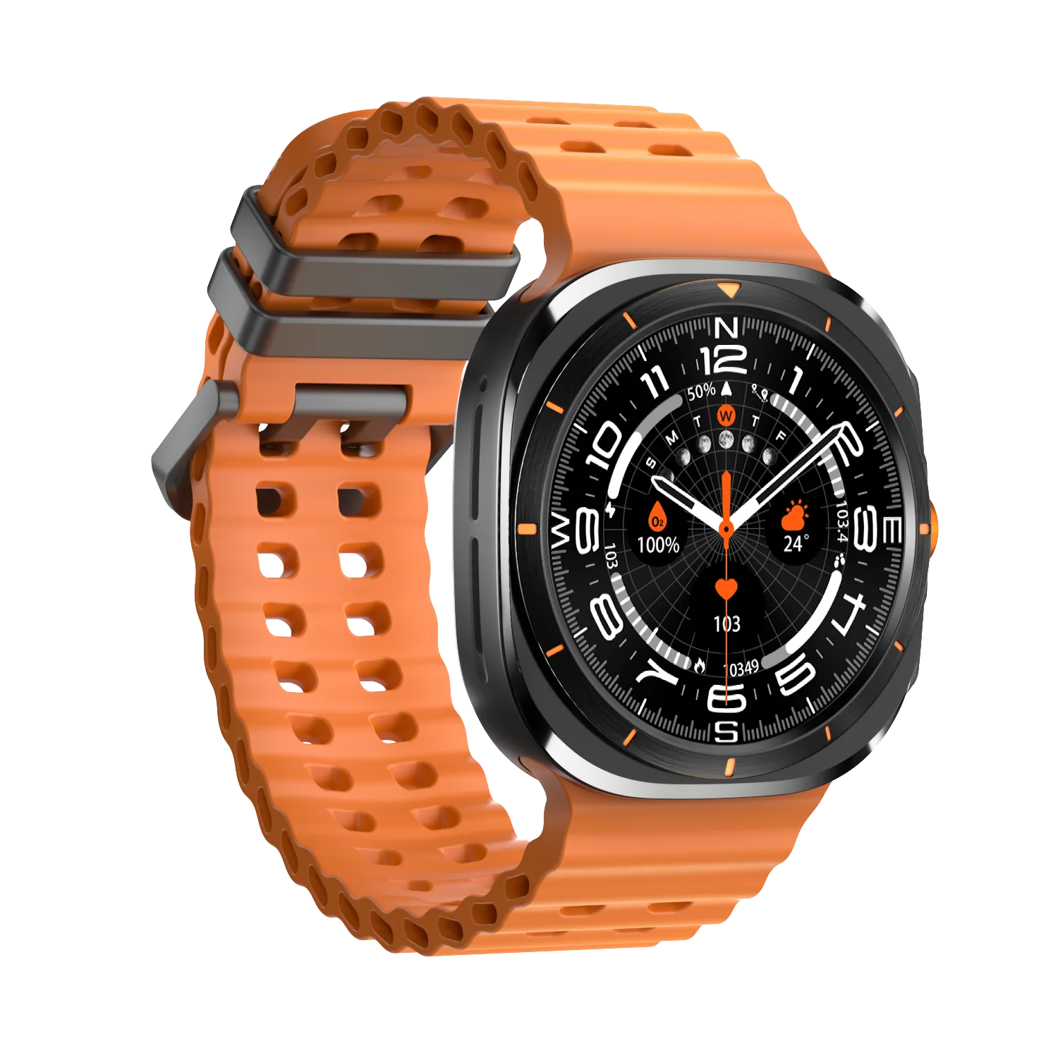 High Quality Wholesale W7 Ip68 Waterproof Big Battery Smartwatch Bt Call Compass Tracker Relojes Inteligentes Sport Smart Watch