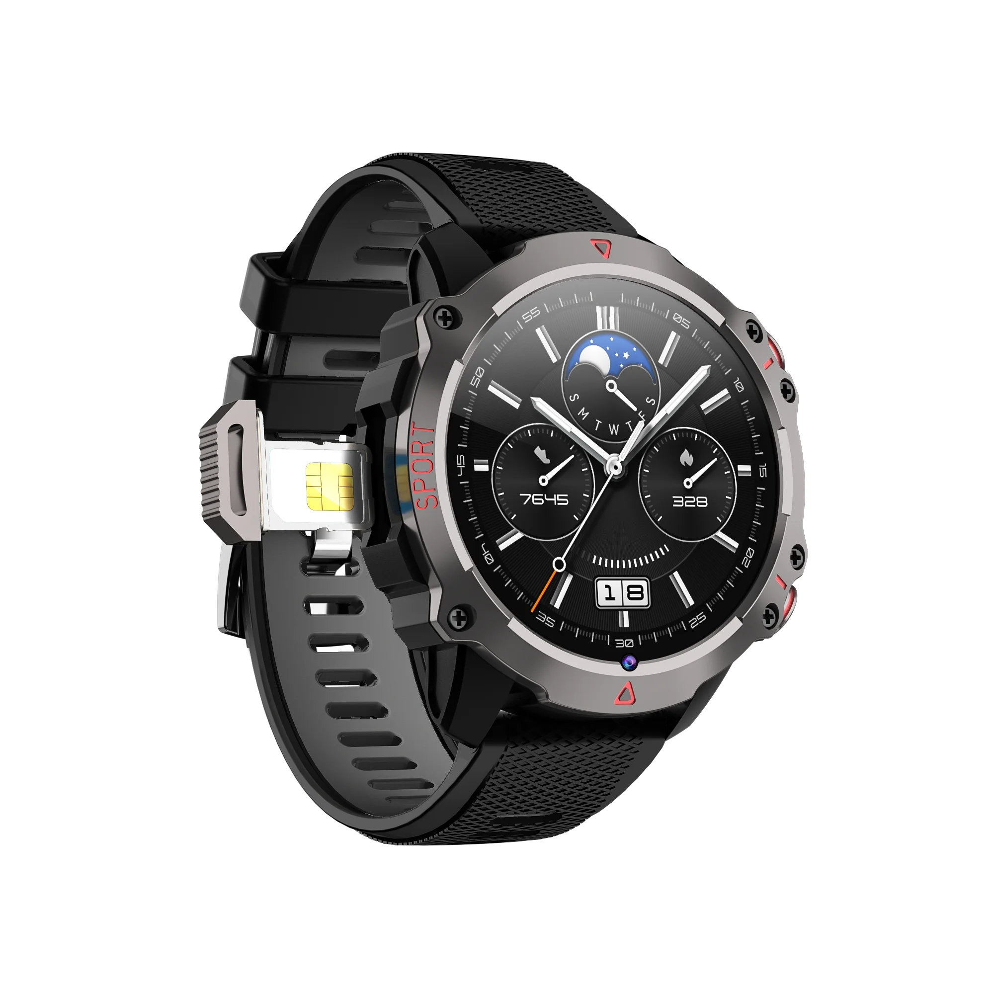 2025 Latest Model Fashion Smart Watch Hd Amoled Screen Gps Smart Sports Watch Call Waterproof Sports Watch