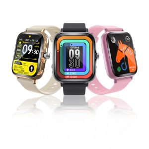 Heart Rate Waterproof Sports Smartwatch with AMOLED Display front view