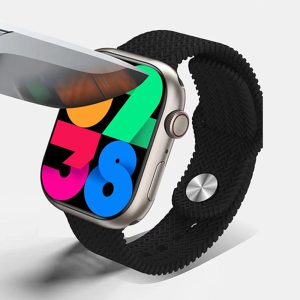 High quality sport blood pressure monitor Amoled smartwatch front view