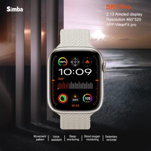 High Quality Waterproof Sk9 PRO Smartwatch Amoled Display