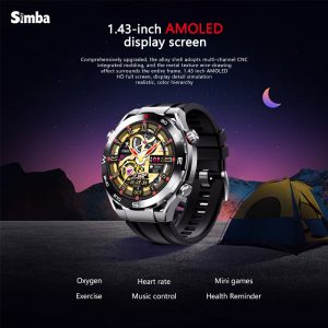 C20 Health Monitoring Fashion Smartwatch front view