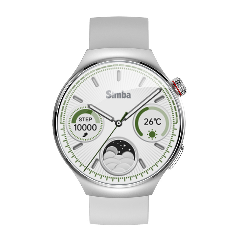 1.5 inch round screen smart watch front view