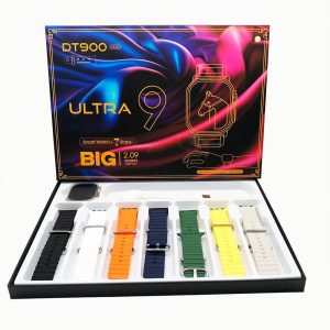 [Hot Item] Hot Selling Dt900 Set Smart Watch Gift Box Blood Pressure Monitoring Remote Control Sport Smart Watch