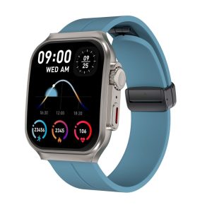 F15 full touch square screen sports smartwatch front view