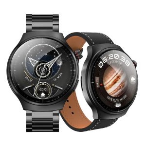 [Hot Item] Js Watch4 Smart Watch 1.52" Amoled HD Screen Compass NFC Bt Call Health Monitor Men's Round Screen Smartwatch