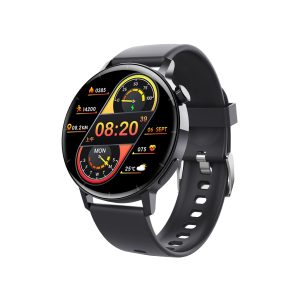 Sports smartwatch with AMOLED display and remote control