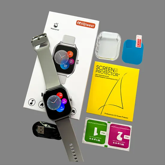 Wireless Earplug Paired with Amoled Smart Watch for Sports