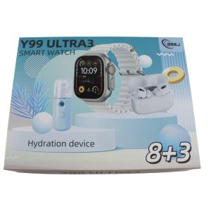 [Hot Item] New Gift Set Y99 Ultra3 8+3 Smartwatch Wireless Suit Tws Earphones Smart Watch
