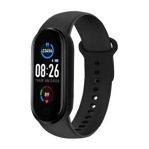 M5 Smart Watch with Amoled display showing fitness tracking data