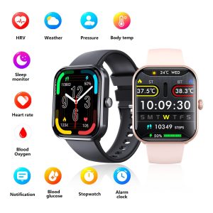 [Hot Item] OEM/ODM F96t Smart Watch with Temperature Warning System - Customizable