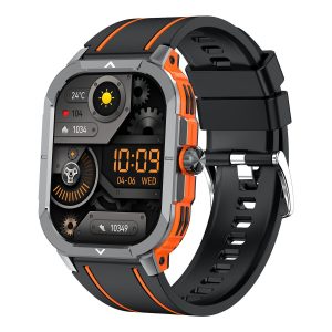 Outdoor Adventure Smart Watch front view with Amoled display
