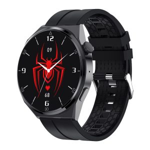 [Hot Item] Pg3max Bluetooth Call 1.6" Smart Watch Blood Oxygen Heart Rate Monitor IP67 Waterproof Sports Bracelet - Black