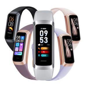 Premium C60 Amoled Smartwatch front view with fitness tracking screen