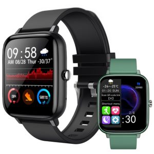 Premium TPU soft silicone sports watch band with built-in 180mAh battery