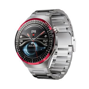 Heart Rate Monitor Digital Smart Watch with Amoled Display front view