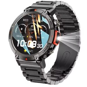 S100 Waterproof Smartwatch with Amoled HD Display front view